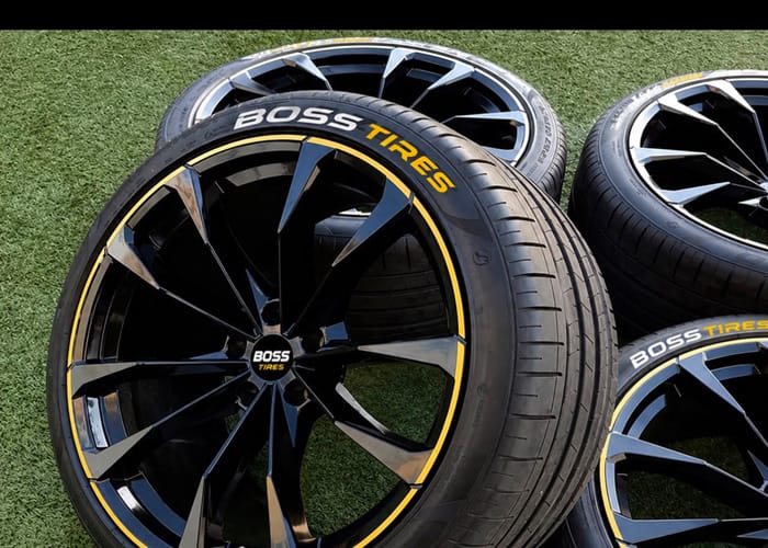 Tires and wheels in the Boss Tire workshop